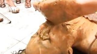 Brazilian lesbo piss and scat gangbang xxx party