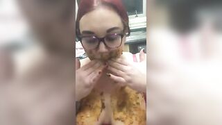 BBW scat eating and shit smearing xxx video