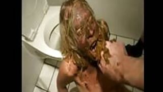 Extreme perverted German scat girls eating and swallowing shit xxx movie