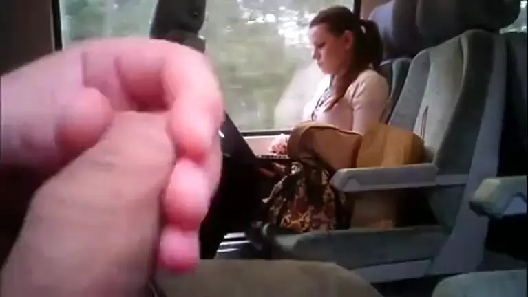 Girl secretly watches flasher masturbates on the train xxx porn video |  Pervert Tube