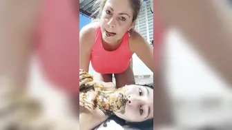 Lesbian Scat Girl Mouth