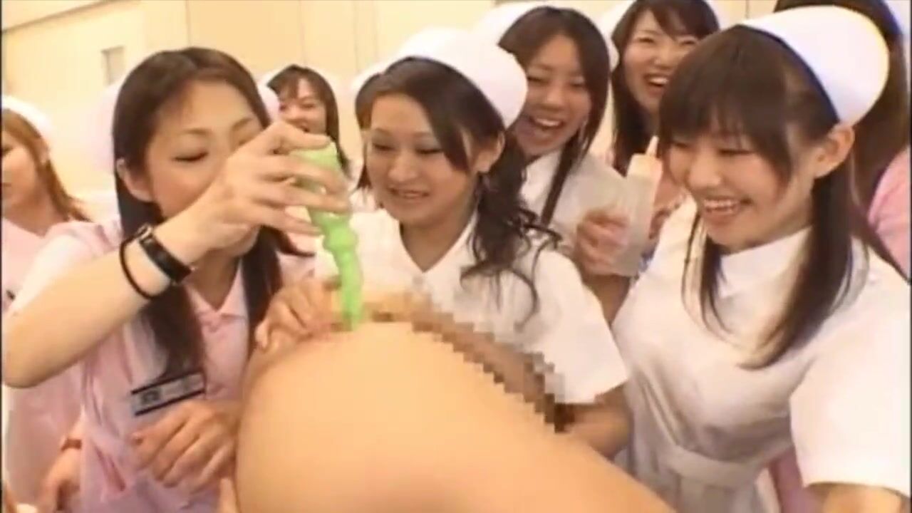 Group of horny Japanese nurses examine patients ass and milking his cock xxx porn video Pervert Tube