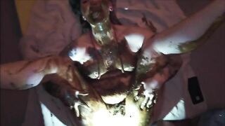 Filthy scat porn star fucked gently fully covered in shit xxx porn video