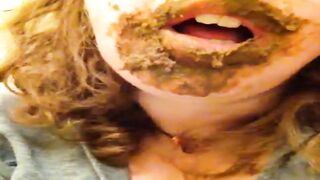 Women eating scat xxx porn video compilation