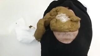Trampling & facesitting followed by shitting in slave's mouth