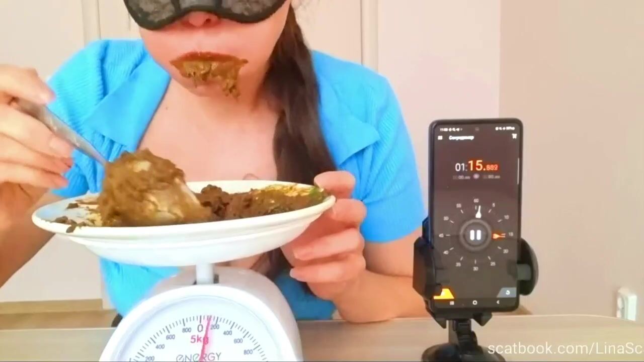 Woman eating scat as quickly as possible XXX Porn Video - PervertTube.com
