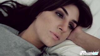 Petite Brunette Fakes Sick for a Hardcore POV Cock Ride & Creampie
