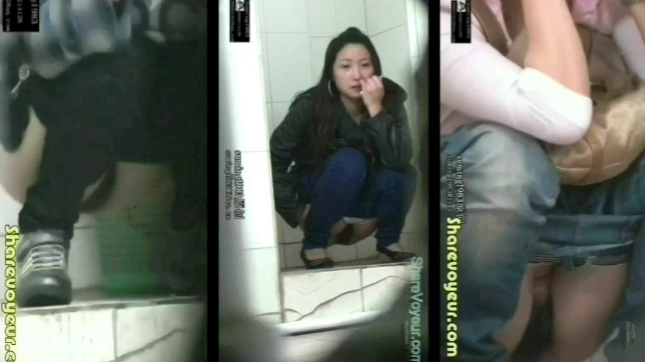 Chinese Ladys Opendoor toilet 9 Pervert Tube
