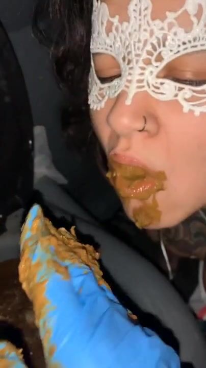 Extreme scat eating in public porta potty by slave girl XXX Porn Video  - PervertTube.com
