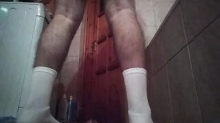 I fart and shit in white socks!