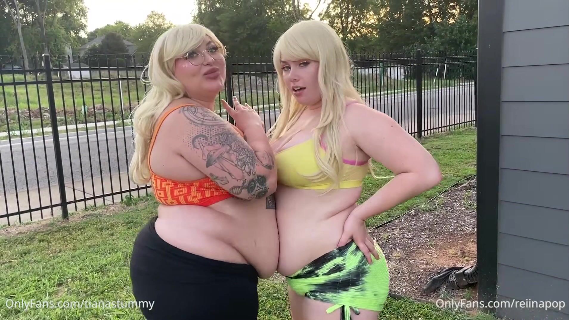 Big Belly Blonde Babes! XXX Porn Video - PervertTube.com