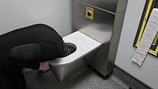 Public Toilet licking