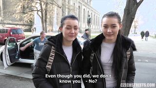 Czech Streets 124: Naive Sexy Teen Twins
