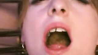 Bitch Shits Thick Brown Shit And Rubs Shit Into Her Body And Mouth