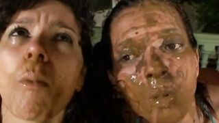 Brazilian Scat Lesbians Feed Human Toilet Slave Girls with Fresh Shit