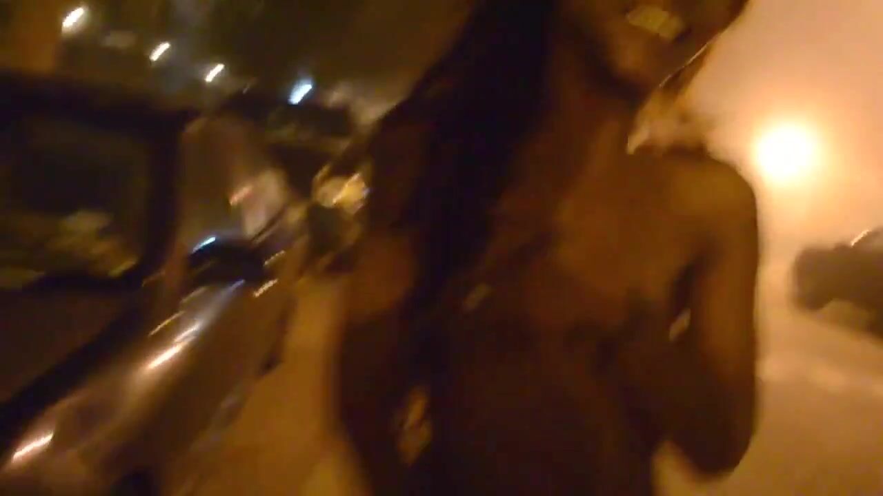 Night Wala Sexy Video - Hot ebony girl walking naked on the night streets xxx porn video | Pervert  Tube